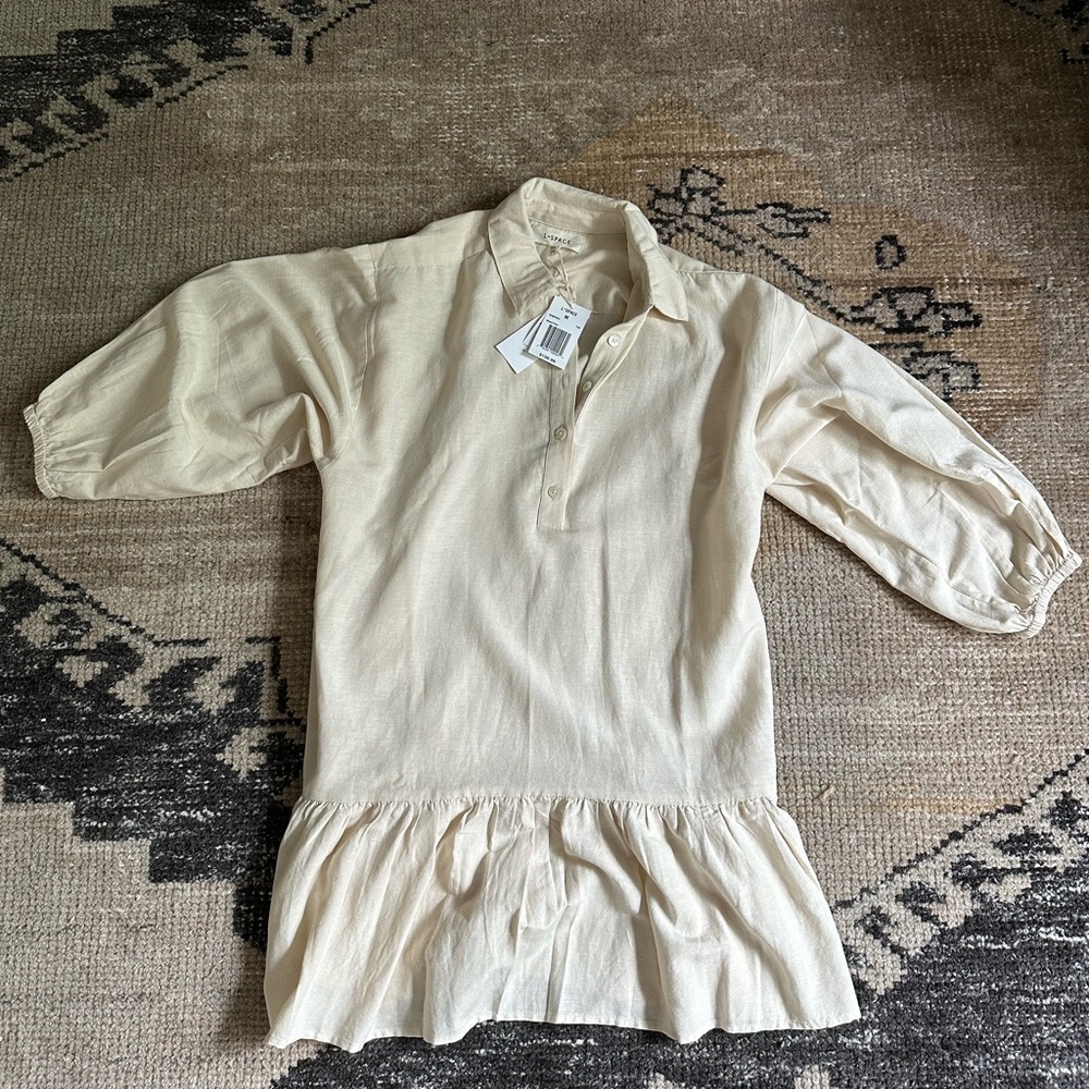 L*Space NWT Women’s Cream Newport Dress - Picture 3 of 4